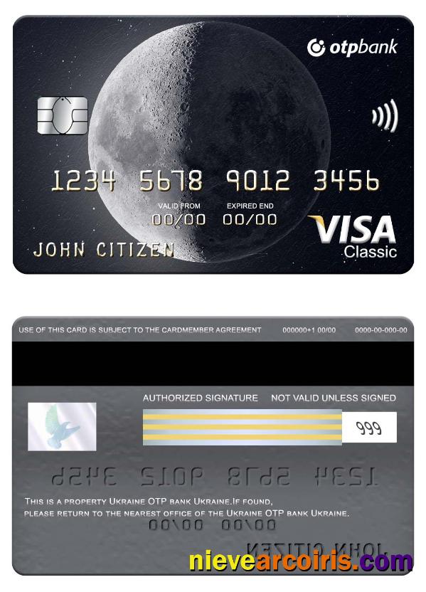 Ukraine OTP bank Ukraine visa classic card